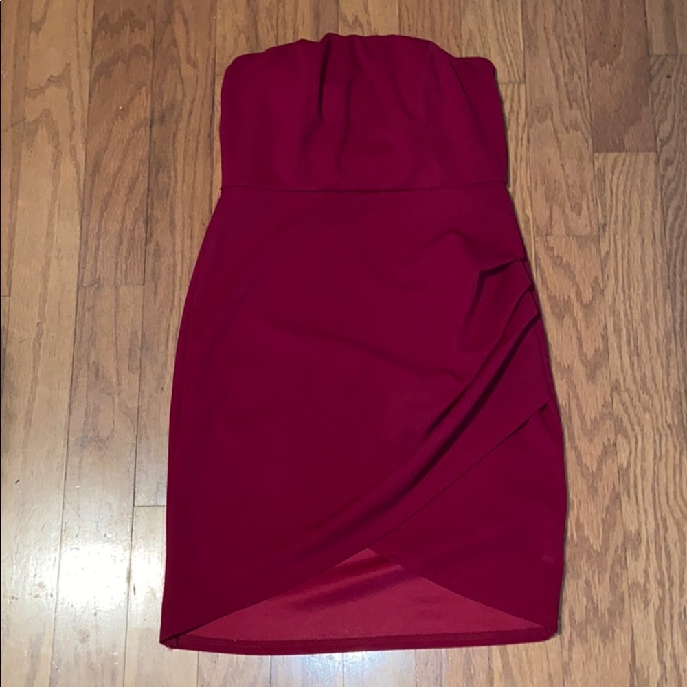 Maroon dress